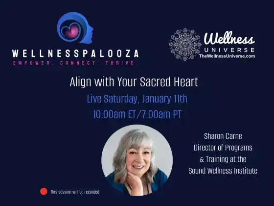Wellnesspalooza 2025 יישר קו עם הלב הקדוש שלך עם שרון קרנה